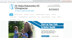 Desktop Screenshot of drrubychiropractic.com